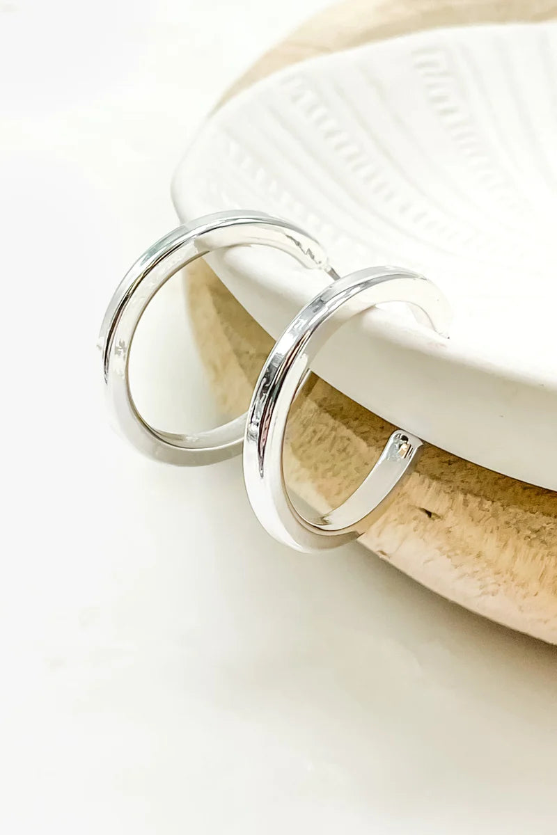 Lynsey Earrings - Silver-Earrings-MY GIRL IN LA-The Twisted Chandelier