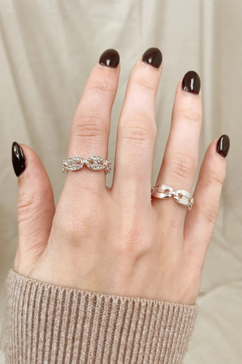 Claire Ring Set - Silver-Rings-MY GIRL IN LA-Accessories-The Twisted Chandelier