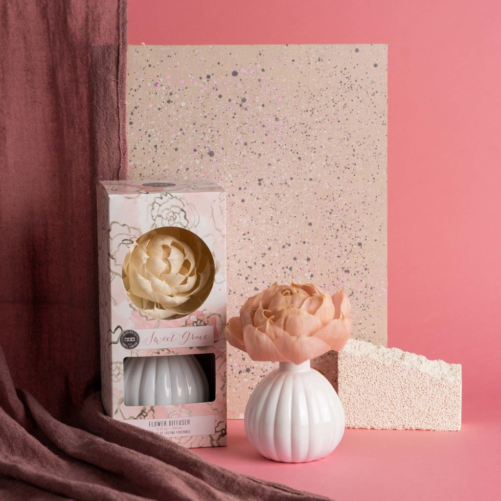 Bridgewater Sweet Grace Flower Diffuser-Home Fragrances-Bridgewater-1000002930,TTCB2947-The Twisted Chandelier