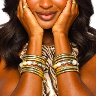 BuDhaGirl Etoile All Weather Bangles® (Set of 6)-Bracelet-BuDhaGirl-The Twisted Chandelier
