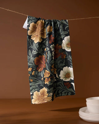 Classic Floral Tea Towel-Geometry-The Twisted Chandelier