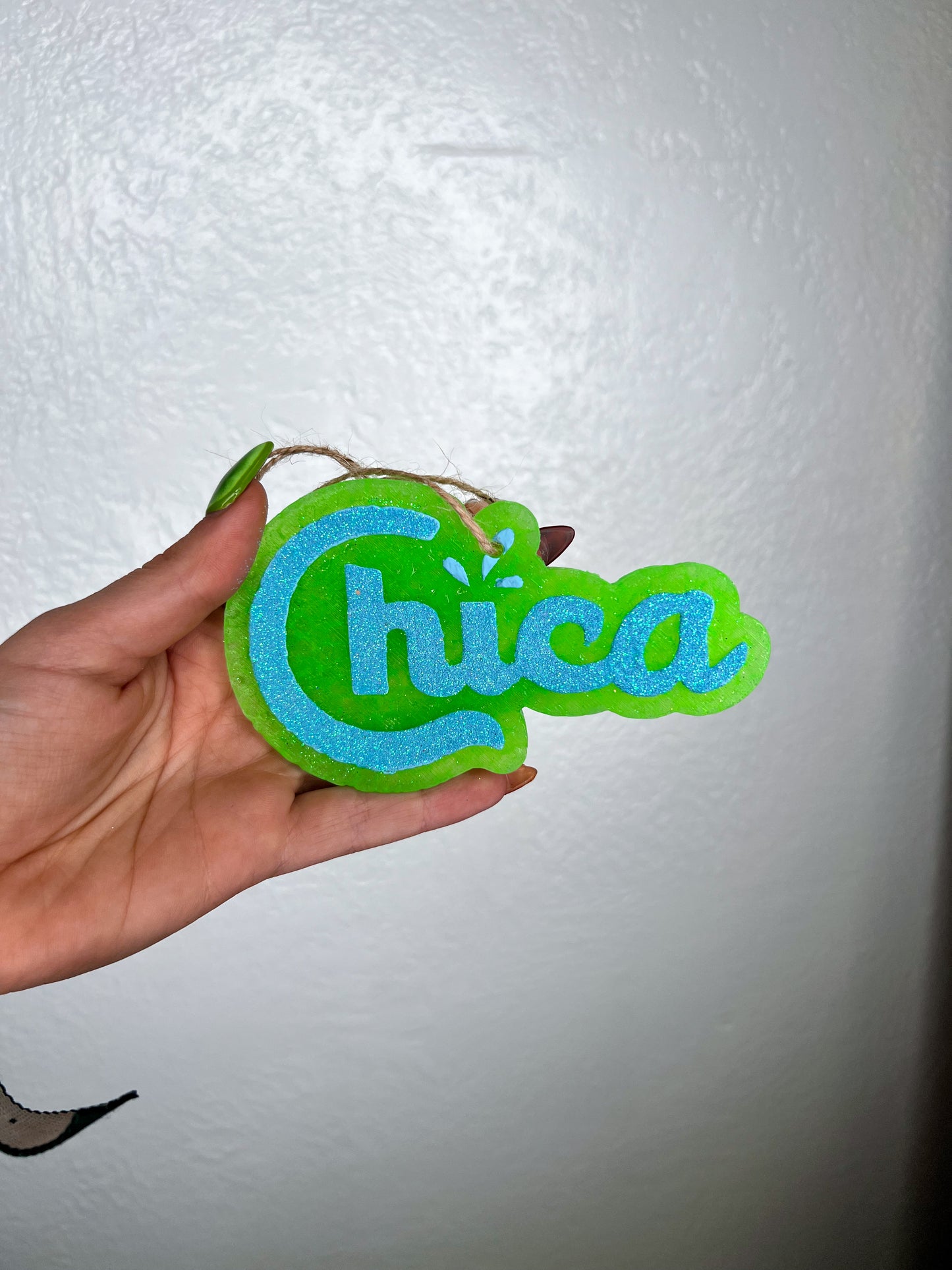 “Chica” Car Freshie-Southern Creek Wholesale-Coconut lime-Green-The Twisted Chandelier