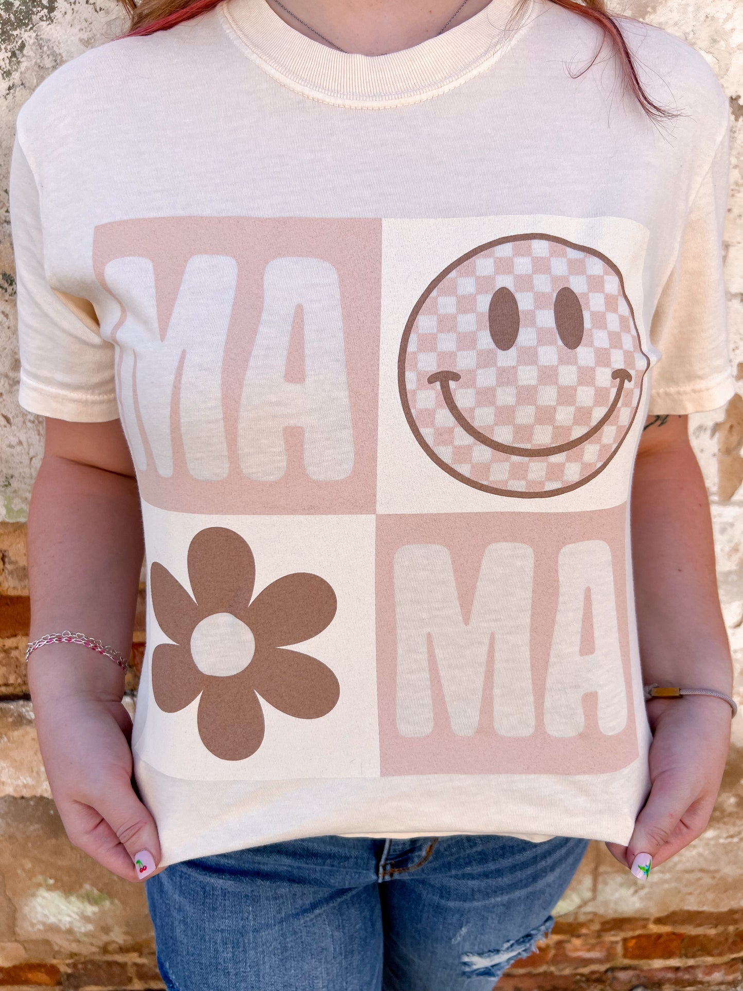 Mama Short Sleeve Tee-Apparel & Accessories-small town society-11/11/124, 1st md, 7450-MIS, BIN D2, FD 05/07/24-The Twisted Chandelier