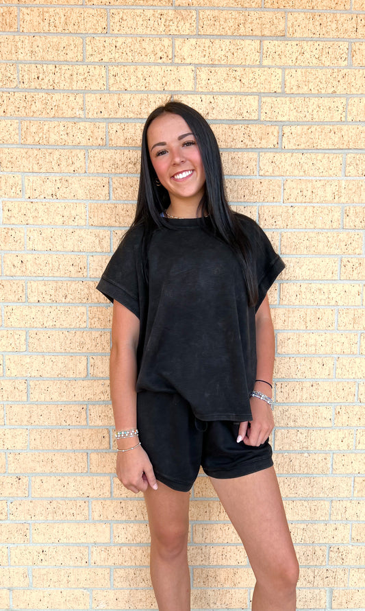 Darcy Game Day Mineral Washed Shorts-Sewn and Seen-Bin B4,bottoms,FD 08/19/25-The Twisted Chandelier