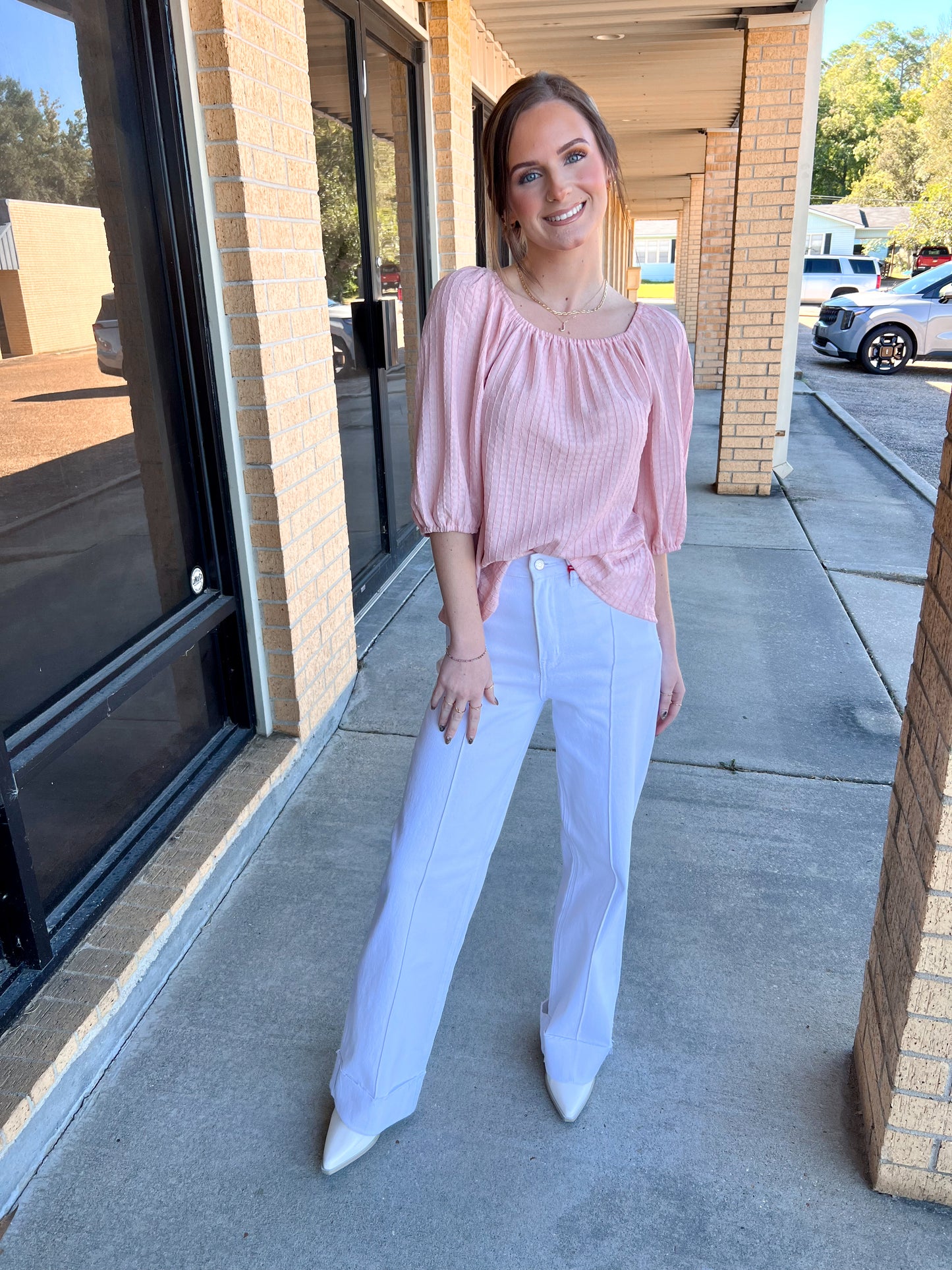 Renn Folded Hem Wide Leg Jeans-Wide Leg Jeans-Vibrant M.i.U-08/28/25,bottoms,FD 03/04/25,OGP 72.95-The Twisted Chandelier