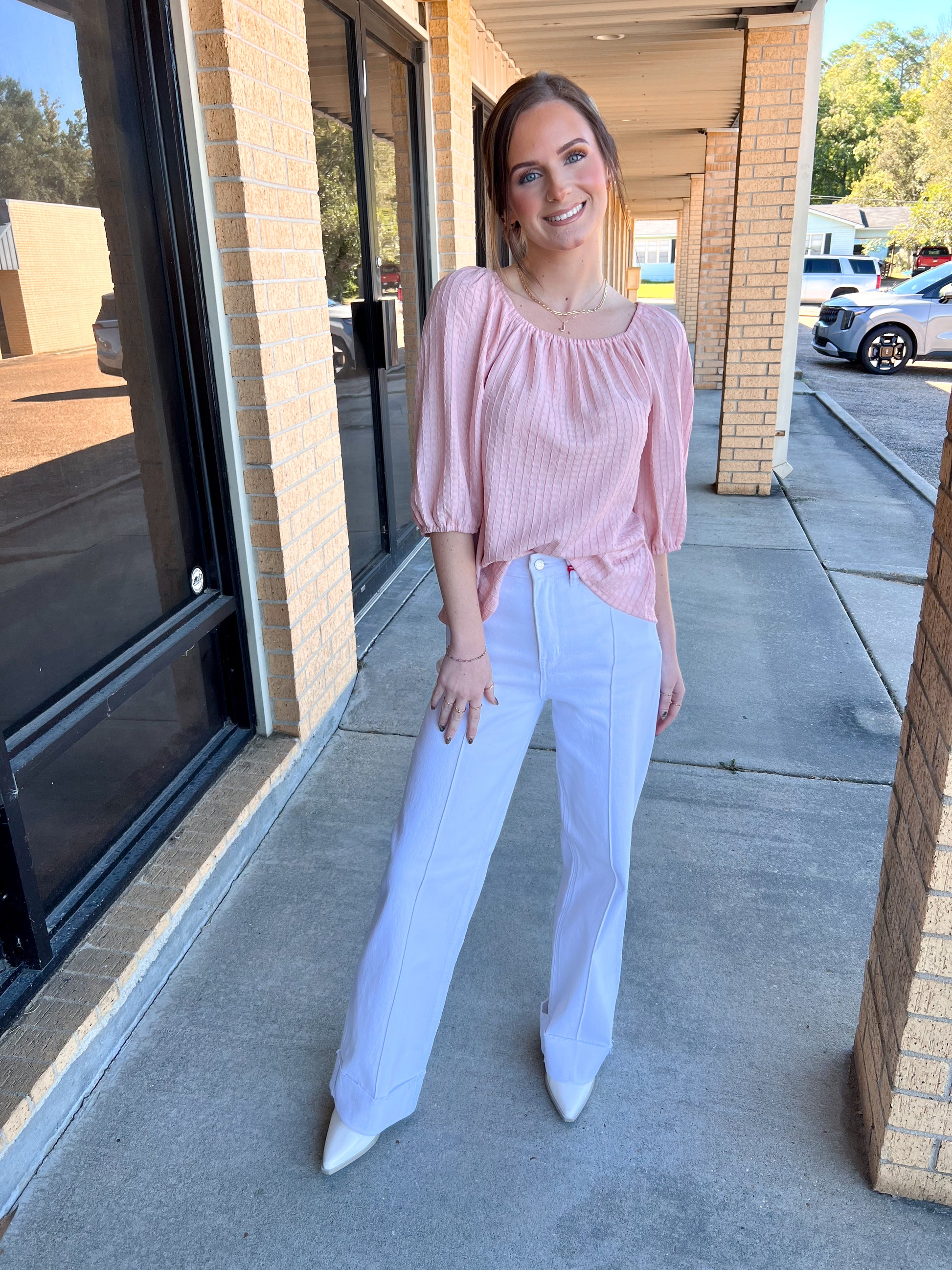 Renn Folded Hem Wide Leg Jeans-Wide Leg Jeans-Vibrant M.i.U-08/28/25,bottoms,FD 03/04/25,OGP 72.95-The Twisted Chandelier