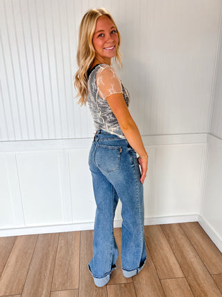 Sophie Sheer Lace Top-Listicle-Bin B4,FD 08/26/25,RWB,Tops Collection-The Twisted Chandelier