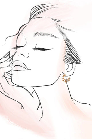 Multi Classic Hoop Trio Earrings-JOSSLYN by wall to wall-80E6916-The Twisted Chandelier