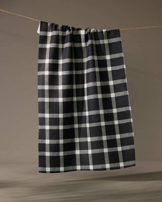 Wicklow Black Tea Towel-Kitchen Towels-Geometry-The Twisted Chandelier