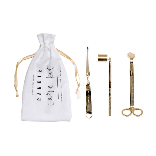 Gold Candle Care Kit - Home Decor & Gifts-Sweet Water Decor-FD 04/23/24-The Twisted Chandelier
