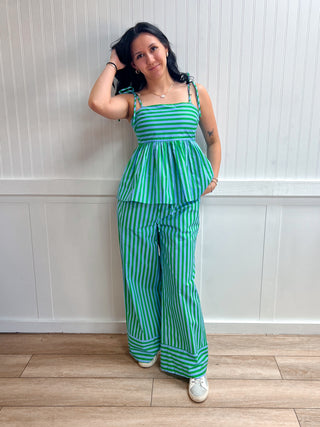 Maren Striped Wide Leg Pants-Pants-ENTRO-bottoms,FD 04/30/26,P30507-The Twisted Chandelier