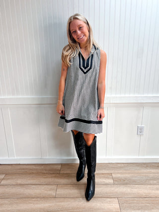 Presley Gingham Sleeveless Midi Dress-Dress-ENTRO-DJR,FD 04/14/26-The Twisted Chandelier