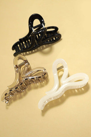 Large Heart Hair Claw Clips-Hair Claws & Clips-JOSSLYN by wall to wall-40H853-The Twisted Chandelier