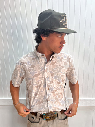 Men's Lowcountry Button Down - Saltwater Camo-top-Local Boy Outfitters-FD 05/22/26,Men's-The Twisted Chandelier
