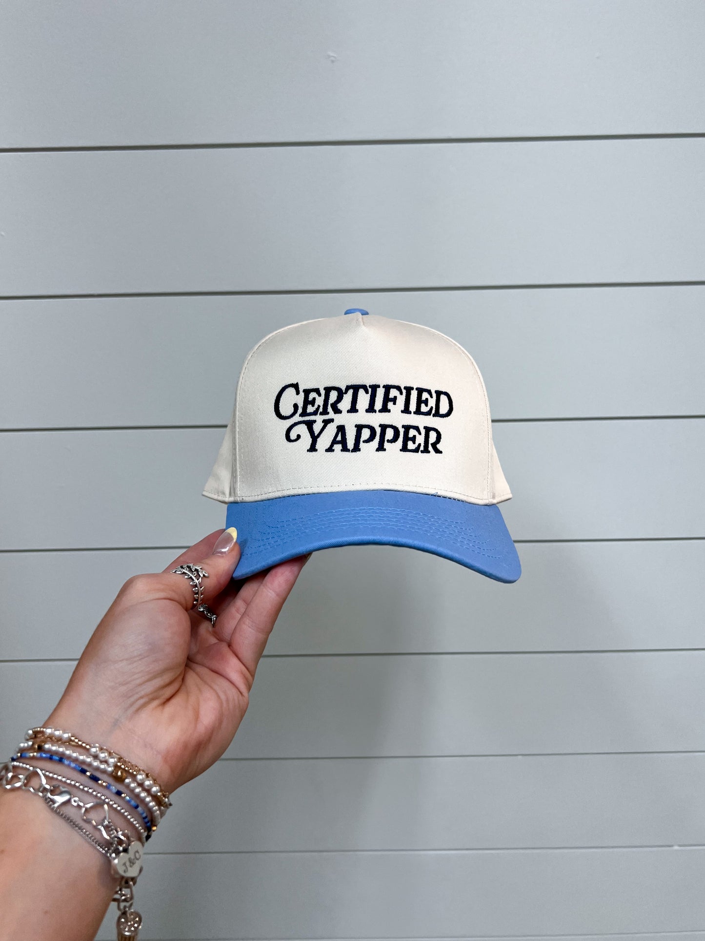 Certified Yapper Two-Toned Vintage Hat-Katydid-FD 05/13/25-The Twisted Chandelier