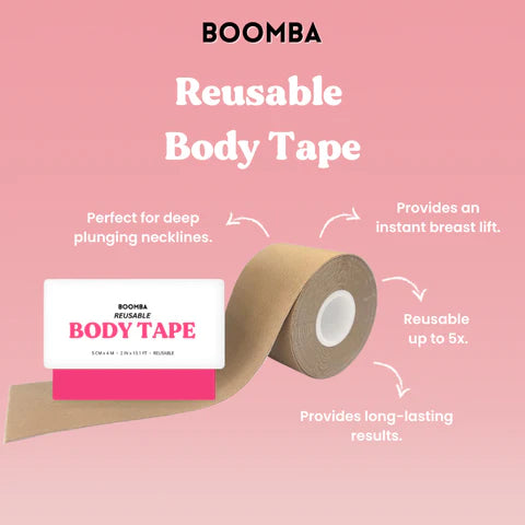 BOOMBA Reusable Body Tape - Mega | Beige | BOOMBA-Sticky Bra-BOOMBA--The Twisted Chandelier