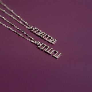 18K Gold PVD Stainless Steel Mama Charm-Stainless Steel Charm-WJW-The Twisted Chandelier