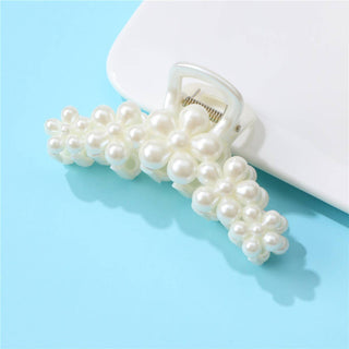 Pearl Hair Claw Clips-JOSSLYN by wall to wall-FLOWER2-The Twisted Chandelier