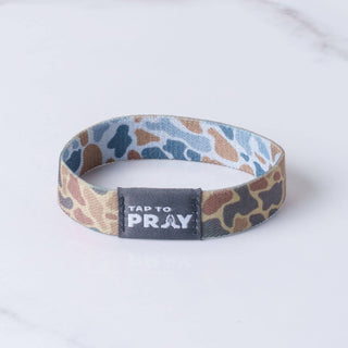 Tap To Pray™ Wristbands - River Rock Camo Sahara and Copper-Versible-The Twisted Chandelier