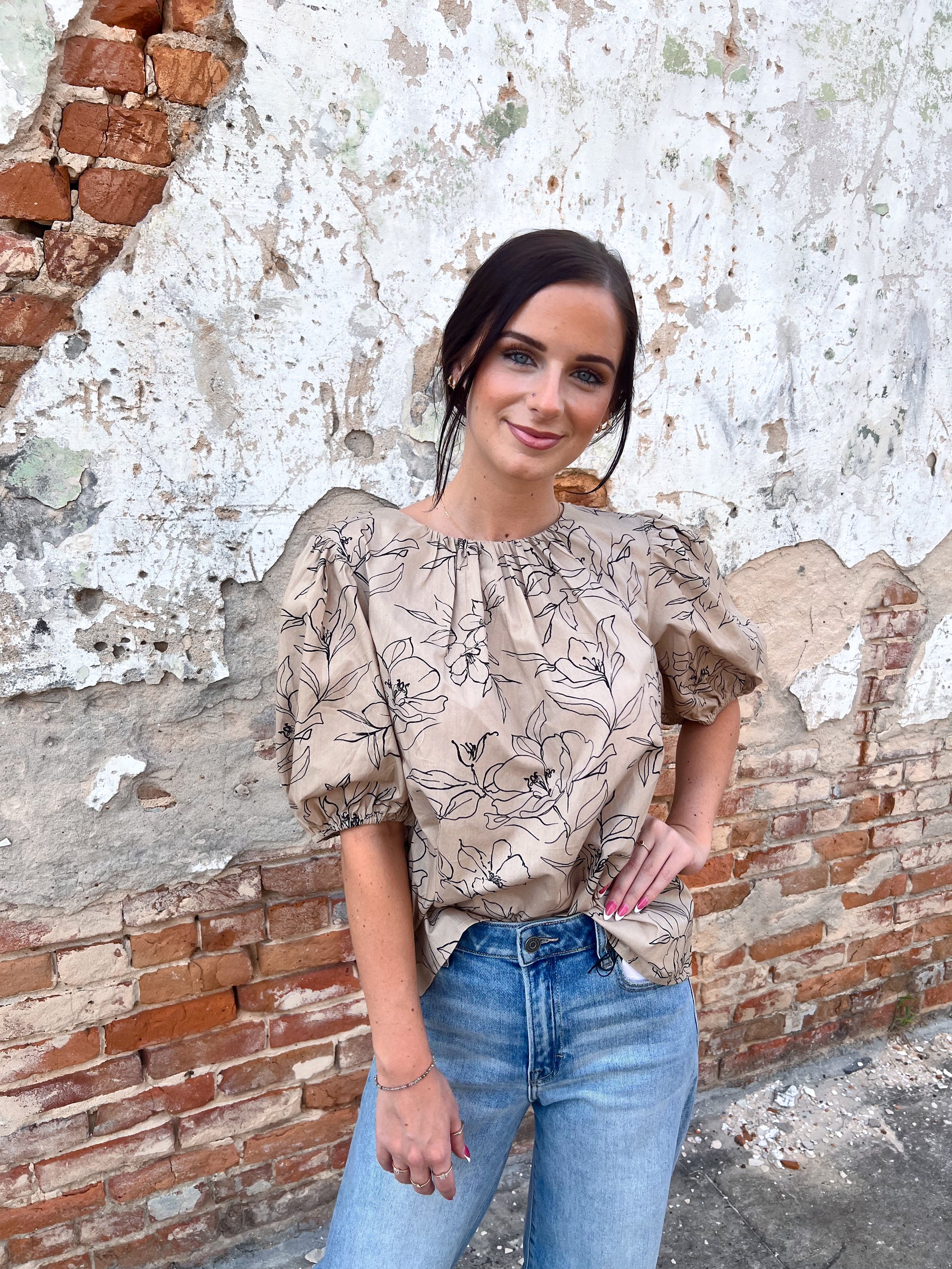 Della Printed Woven Top-FLYING TOMATO-Bin C5,FD 07/29/25,IT13787,Tops Collection-The Twisted Chandelier