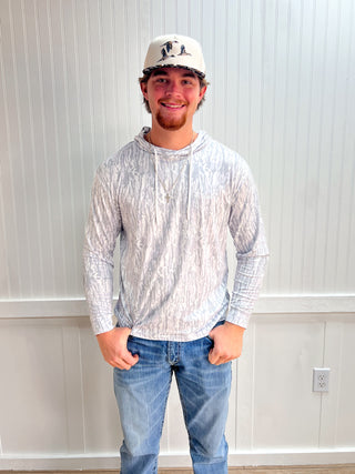 Men's Lightweight Hoodies - White Ranch-Men's Tops-Embry Outdoors-Men's-The Twisted Chandelier