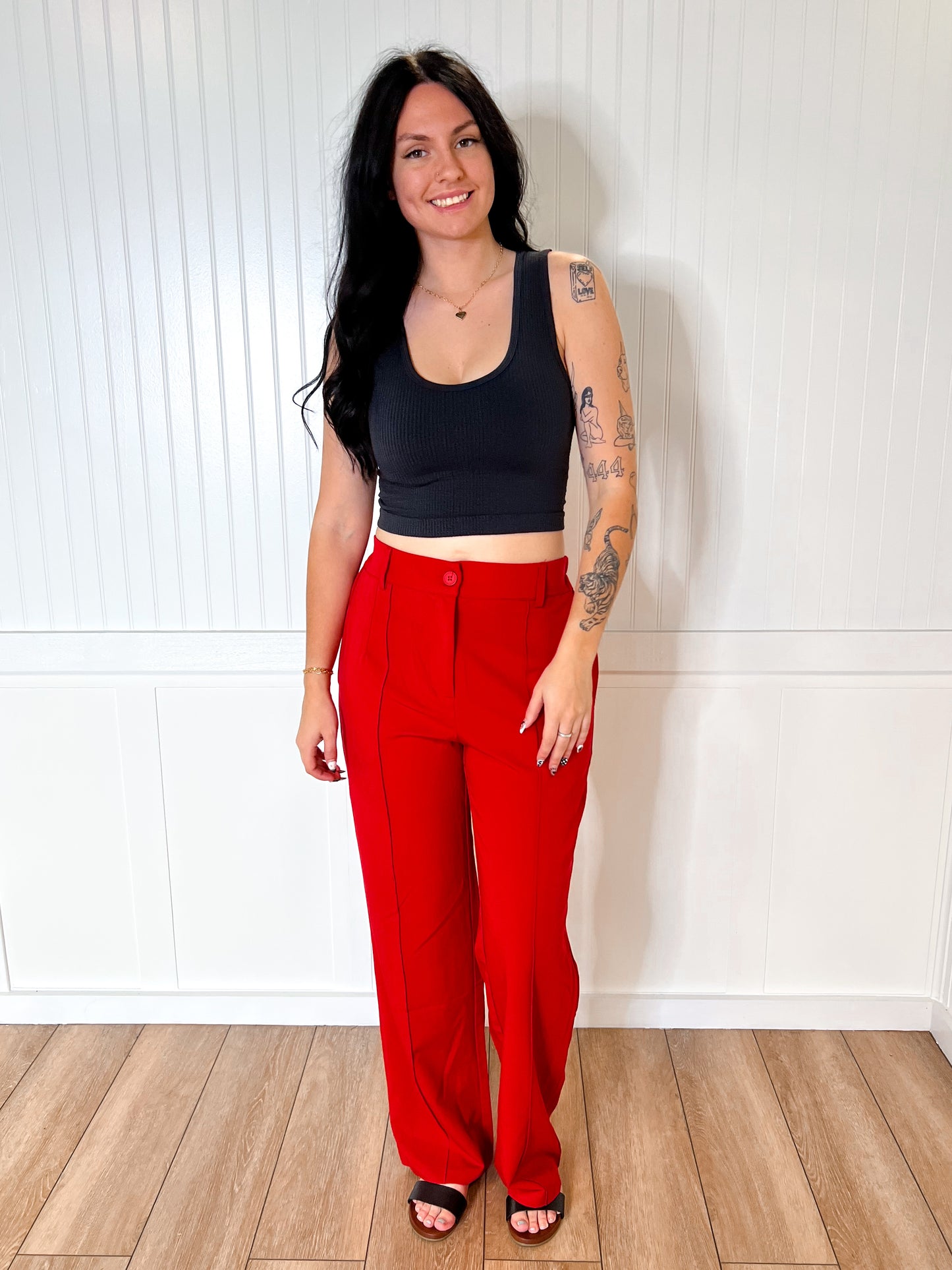 Anna Mid Rise Trouser Straight Leg Pants-Pants-blue b.-03/26/25,12/04/24,1st md,Bin D1,bottoms,CR 07/17/24,Max Retail,OGP 54.95-The Twisted Chandelier