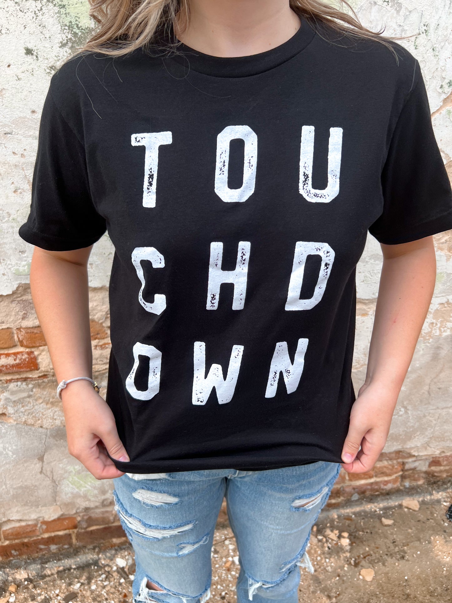 Touchdown Graphic Tee-Graphic T-Shirt-The Twisted Chandelier-$25 & Under Sale, 8/8/23, Bin a6, Tops Collection-The Twisted Chandelier