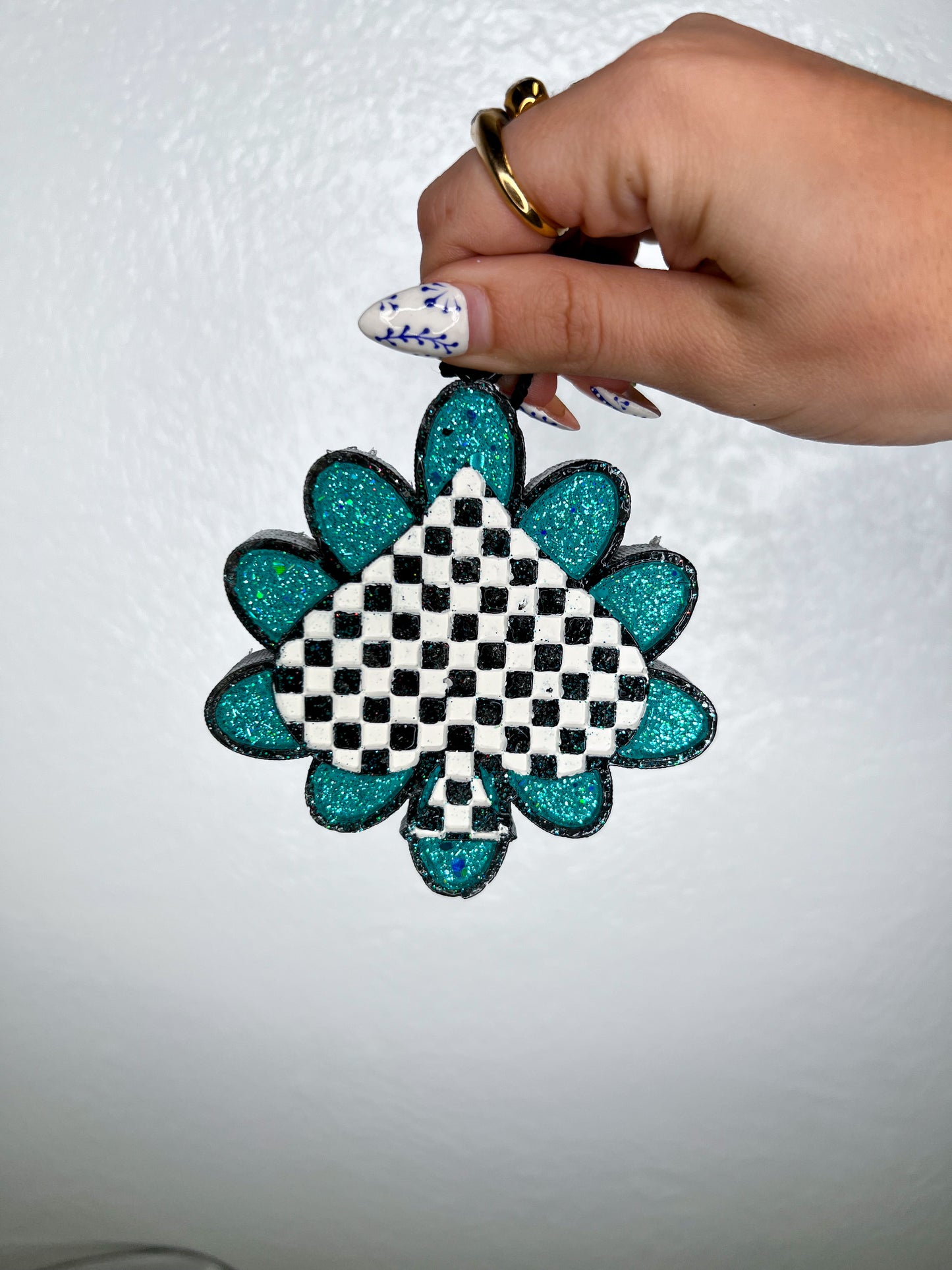 Checkered Spade and concho freshies-Ginger & Lace-The Twisted Chandelier