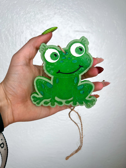 Colorful Frog Car Freshie-Southern Creek Wholesale-Baja Cactus-Light green-The Twisted Chandelier