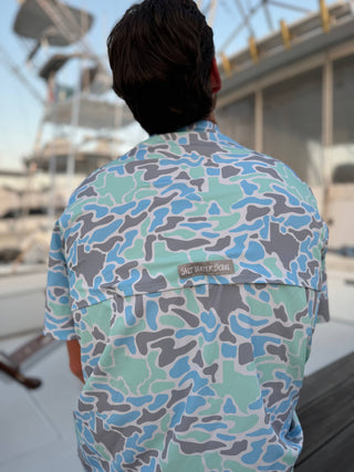 Men's Texas Coastal Camo Fishing Shirt-Men's Tops-SALT WATER SOUL-FD 01/23/26,Men's,RWB-The Twisted Chandelier