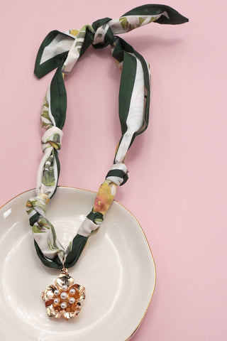 Handmade Scarf Charm Necklaces-Necklace-JOSSLYN by wall to wall-80N91790-The Twisted Chandelier