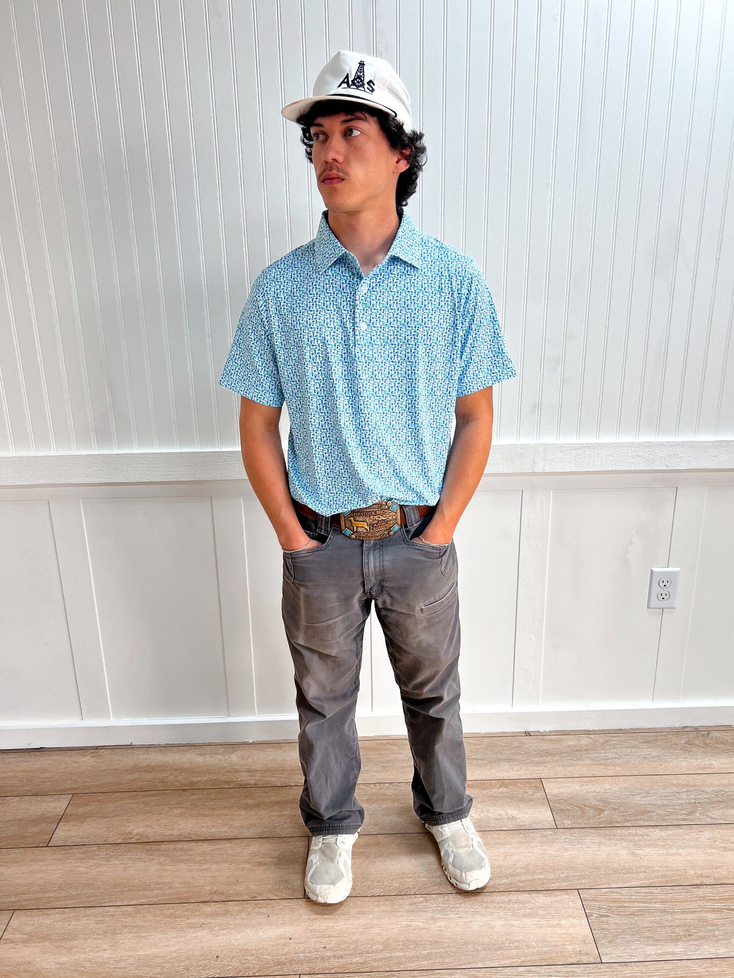 Men’s Sip Happens Polo-SALT WATER SOUL-FD 03/10/26,Men's-The Twisted Chandelier