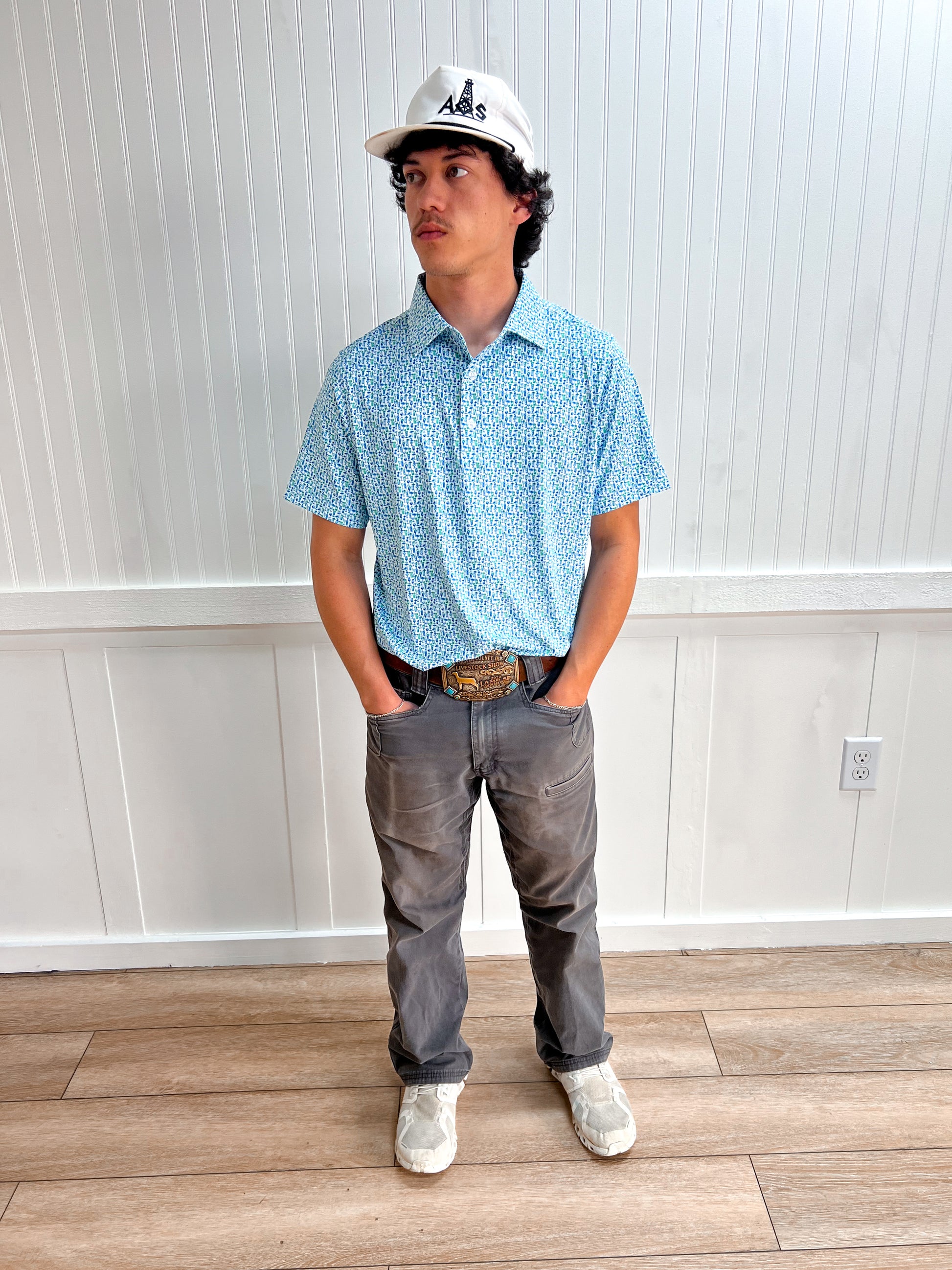 Men’s Sip Happens Polo-SALT WATER SOUL-FD 03/10/26,Men's-The Twisted Chandelier