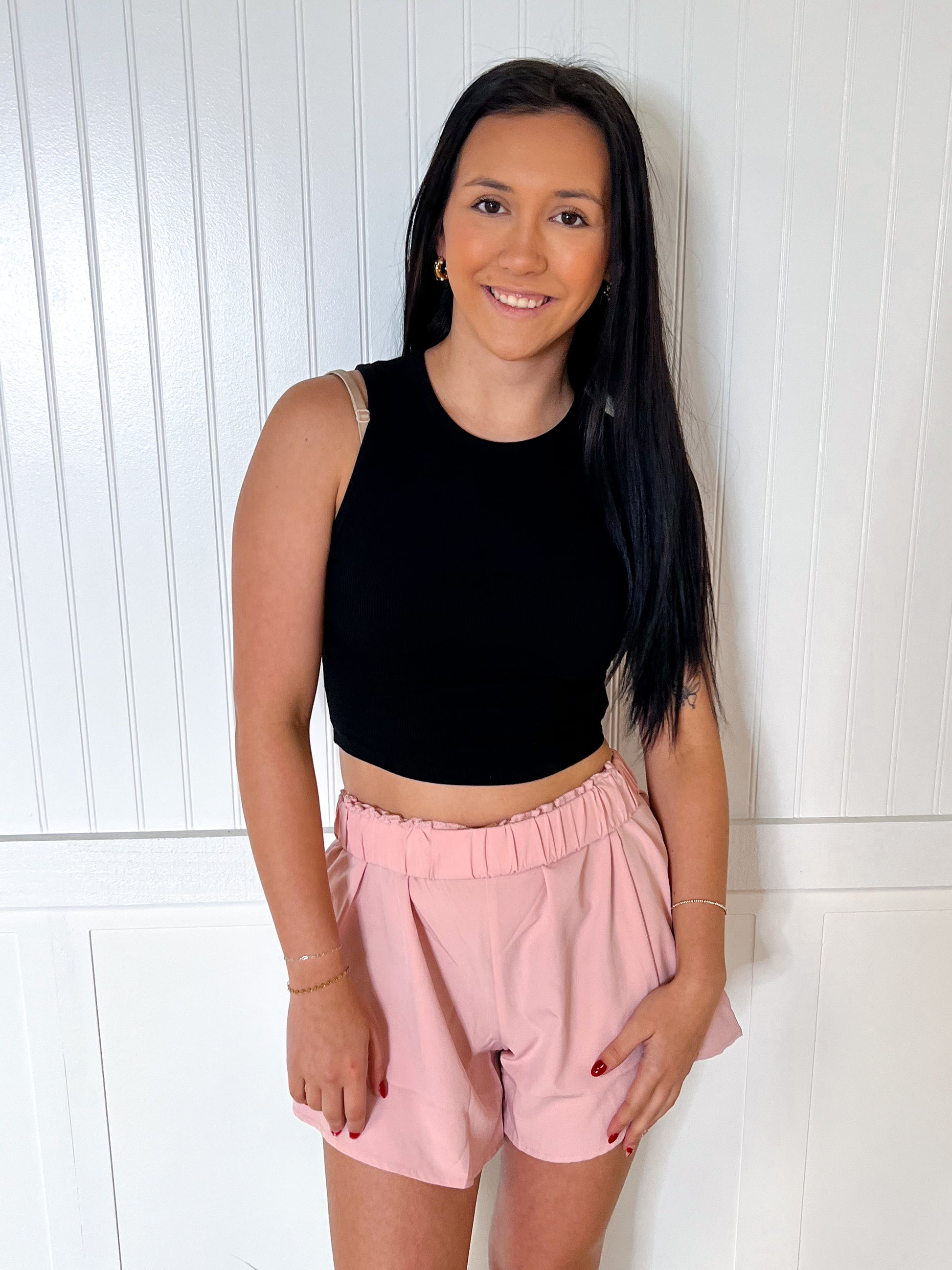 Imani Pink Shorts-Shorts-Mazik-$25 & Under Sale,11/28/23 md,1st md,8/22/23,BIN A2,bottoms,Max Retail-The Twisted Chandelier