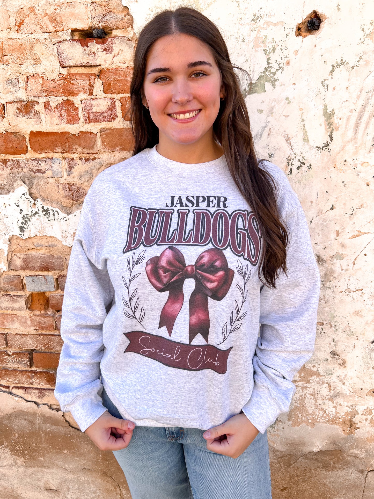 Jasper Social Club Team Game Day Sweatshirt-Sweatshirt-Truelove Apparel-gameday,Tops Collection-The Twisted Chandelier