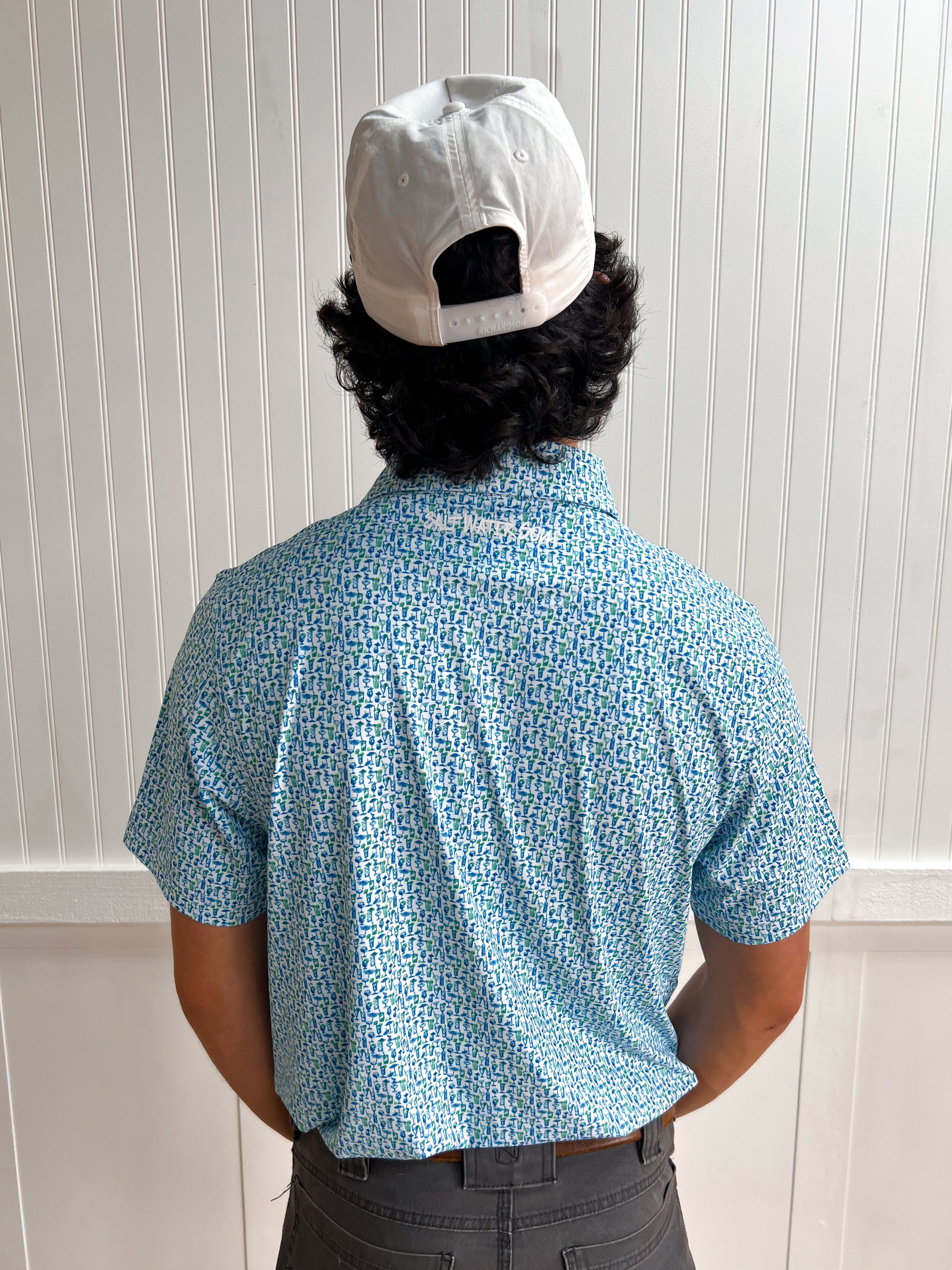 Men’s Sip Happens Polo-SALT WATER SOUL-FD 03/10/26,Men's-The Twisted Chandelier