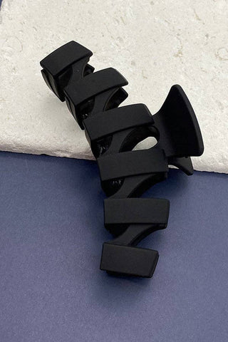 Matte Jumbo Wavy Non Slip Hair Claw Clip-Hair Claws & Clips-JOSSLYN by wall to wall-40H389-The Twisted Chandelier