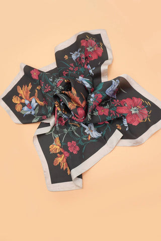 Large Floral Print Bandana Scarf-JOSSLYN by wall to wall-The Twisted Chandelier