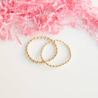 Mini Katy Bracelet in Gold-Beaded Blondes-The Twisted Chandelier
