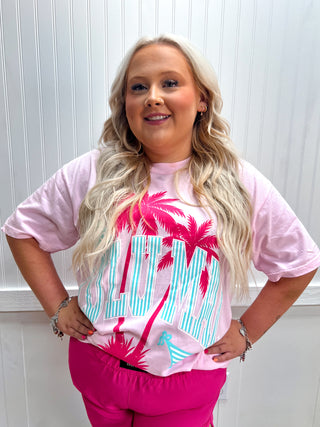 Malibu Bikini Adult Blossom Comfort Colors Tee