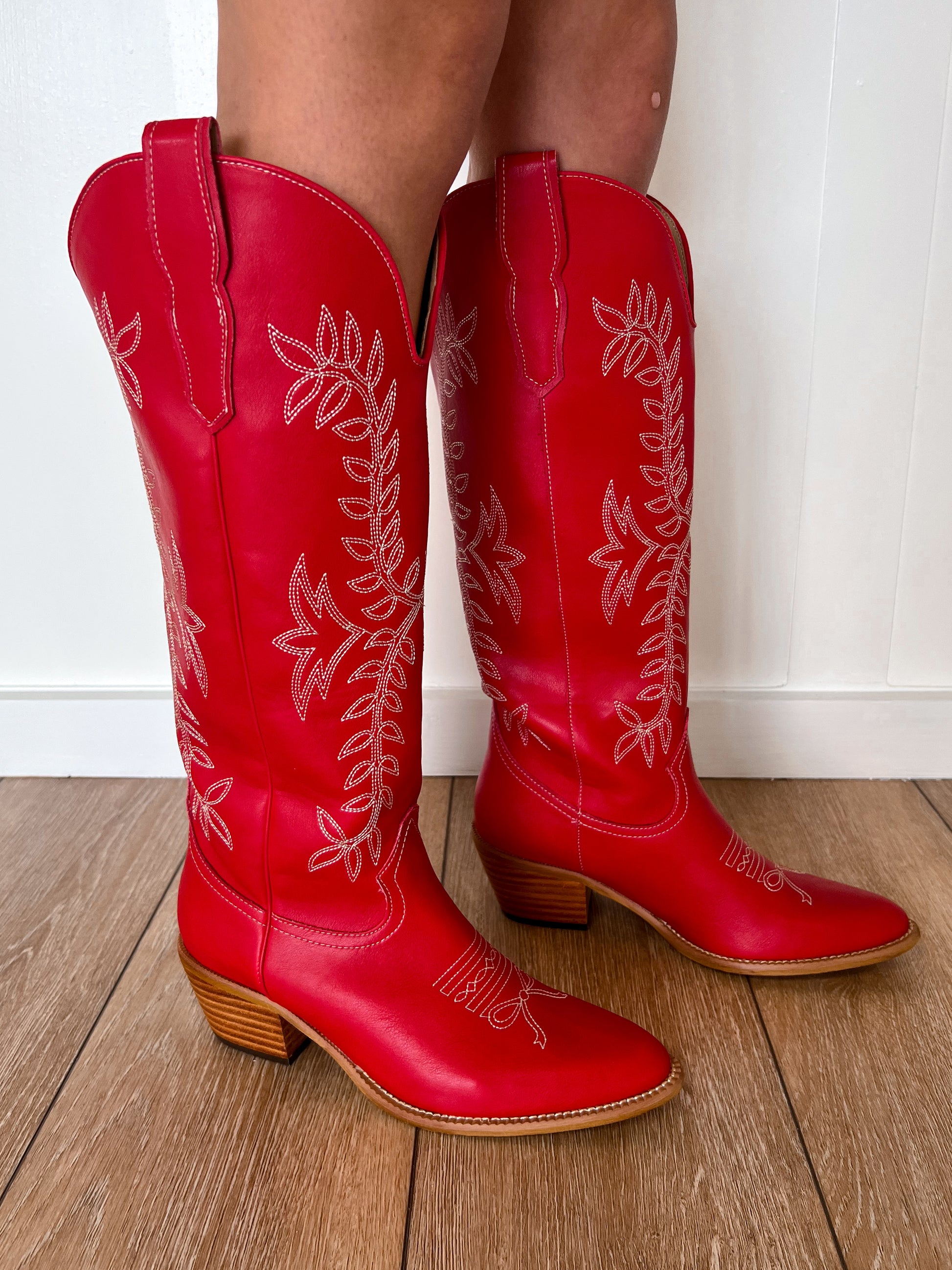 Stella Western Boots Knee High Tall Boots-Miracle Miles (Mi.iM)-The Twisted Chandelier