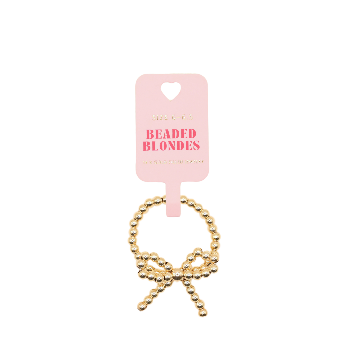 Gold Bow Rings-Beaded Blondes-Under kendra display-The Twisted Chandelier