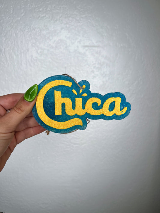 “Chica” Car Freshie-Southern Creek Wholesale-Cotton candy-Blue-The Twisted Chandelier