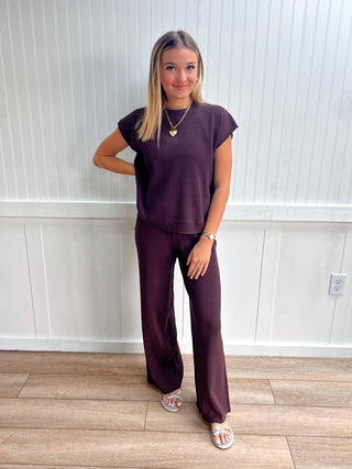 Brenley Solid Knit Pants