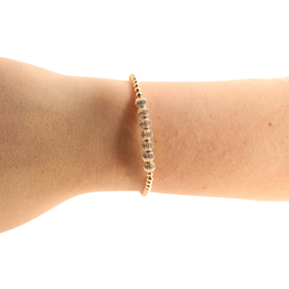 Lucky Fluted Bracelet-Beaded Blondes-The Twisted Chandelier