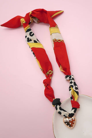 Handmade Scarf Charm Necklaces-Necklace-JOSSLYN by wall to wall-80N91790-The Twisted Chandelier
