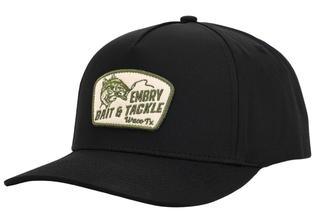 Men's Black - Bait & Tackle Hat-Hat-Embry Outdoors-Men's-The Twisted Chandelier