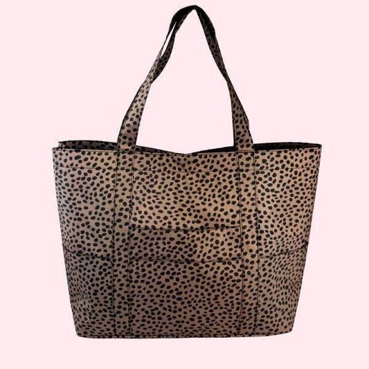 Big Cat ~WIPEABLE~ Big Mama Tote-Bag-Mint-The Twisted Chandelier