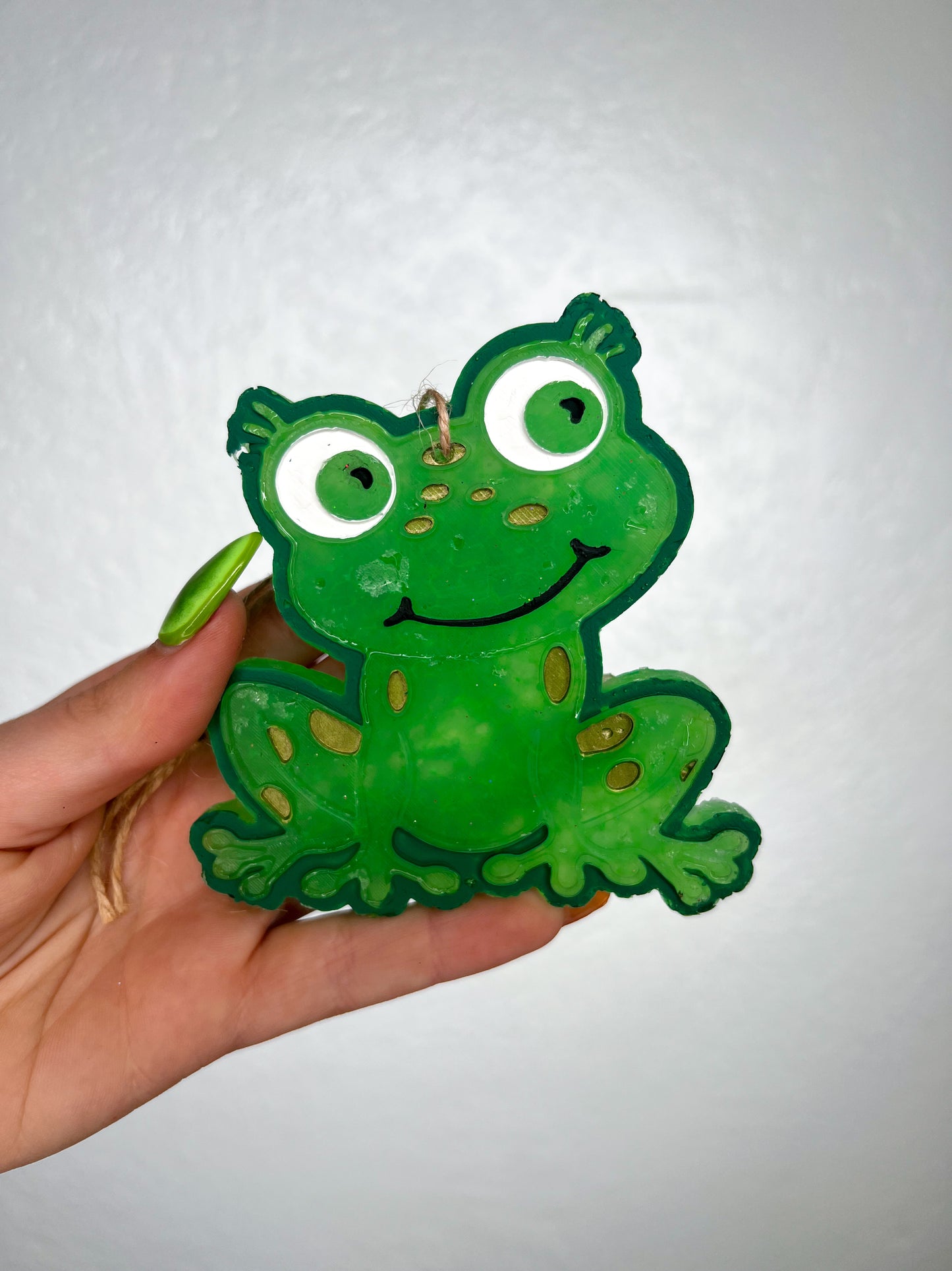 Colorful Frog Car Freshie-Southern Creek Wholesale-Baja Cactus-Dark green-The Twisted Chandelier