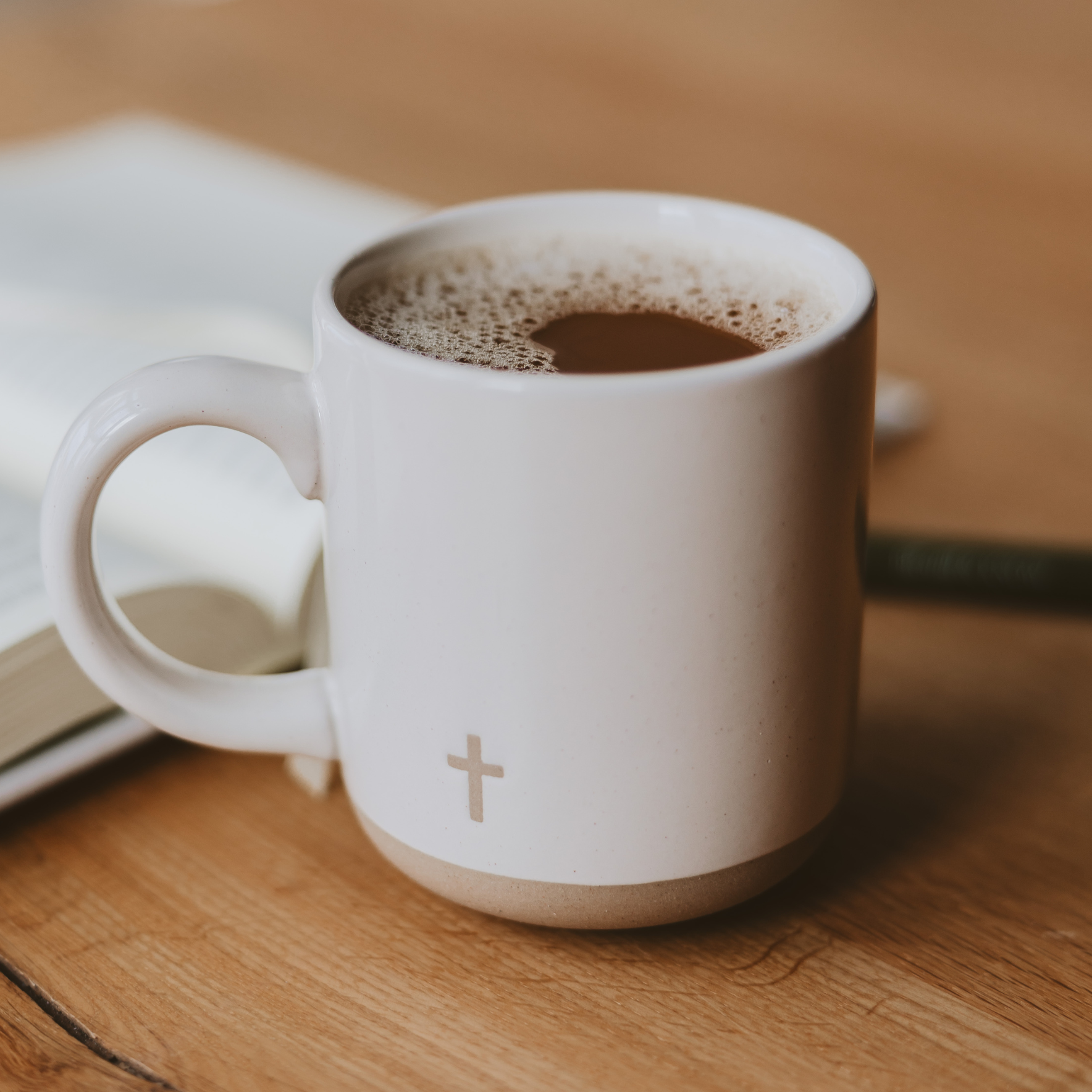 *NEW* Cross Stoneware Coffee Mug - Home Decor & Gifts-Sweet Water Decor-The Twisted Chandelier